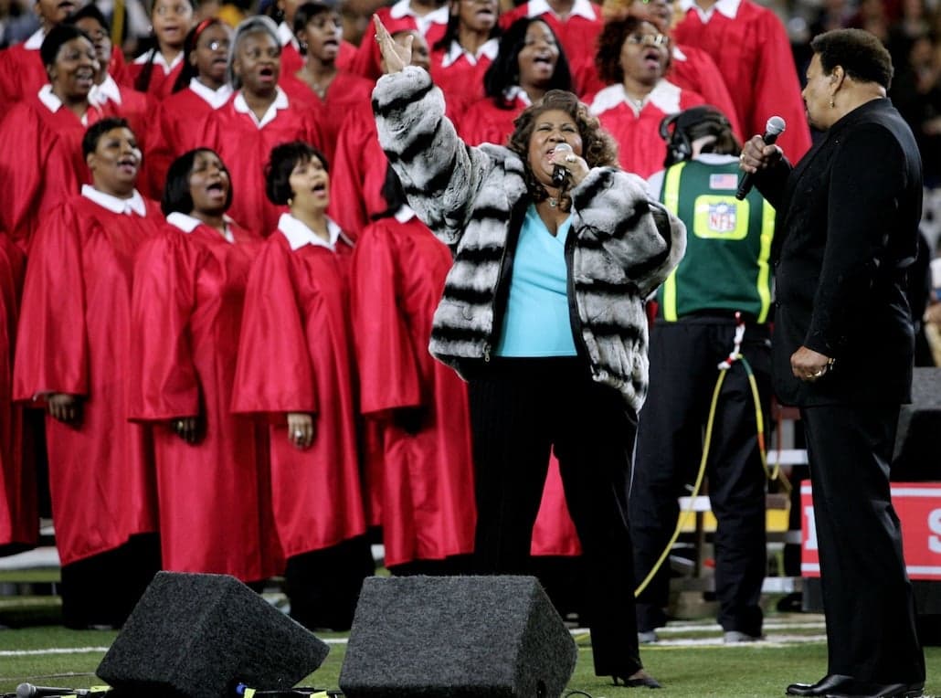 Aretha Franklin Super Bowl