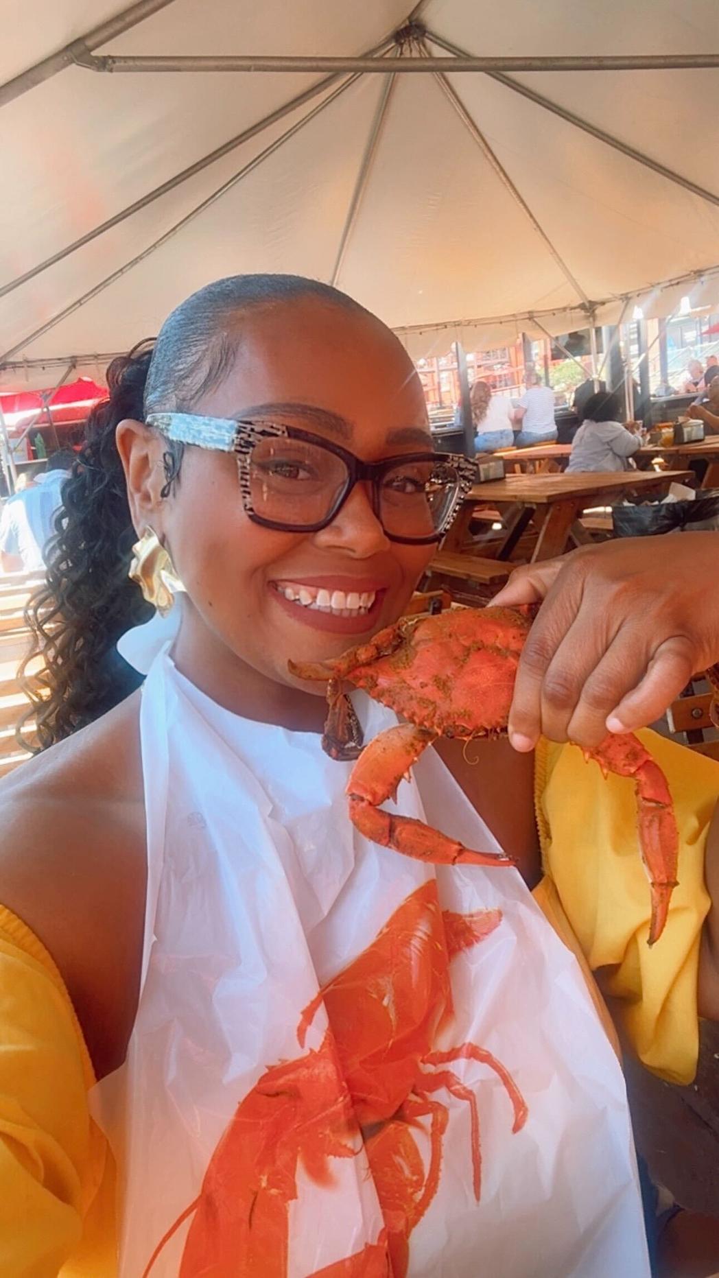 First Maryland crab experience at Phillips Seafood in Baltimore, MD.