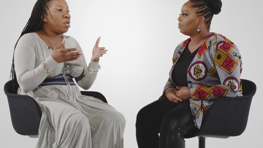 Patrisse Cullors and Tarana Burke thegrio.com