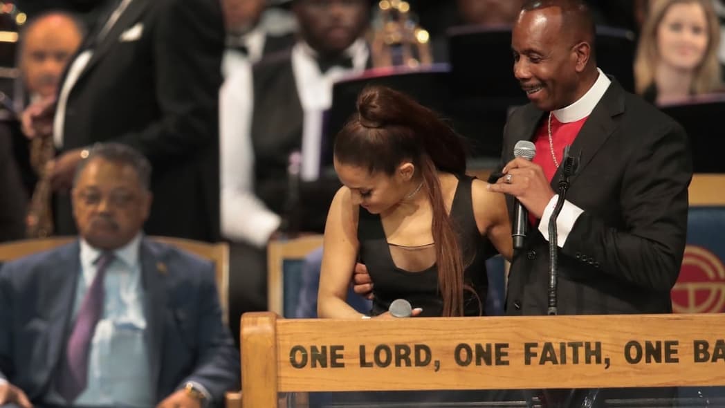 Ariana Grande-Bishop Charles Ellis