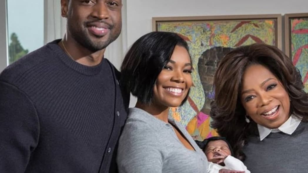 Gabrielle Union and Dwyane Wade and Oprah thegrio.com