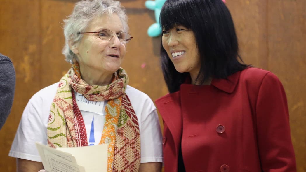 Director Judith Bernstein Bake, Helen Gym thegrio.com