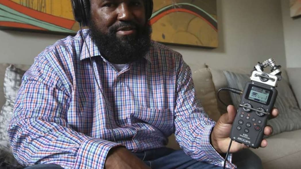 For Walter "Earlonne" Woods, the path to freedom was podcasting. (AP Photo/Ben Margot) thegrio.com