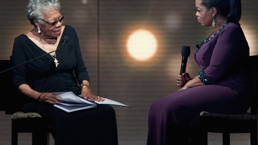 Maya Angelou and Oprah thegrio.com