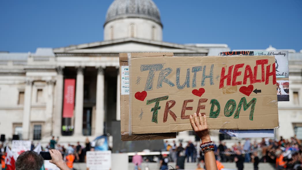 Anti-Vax rally