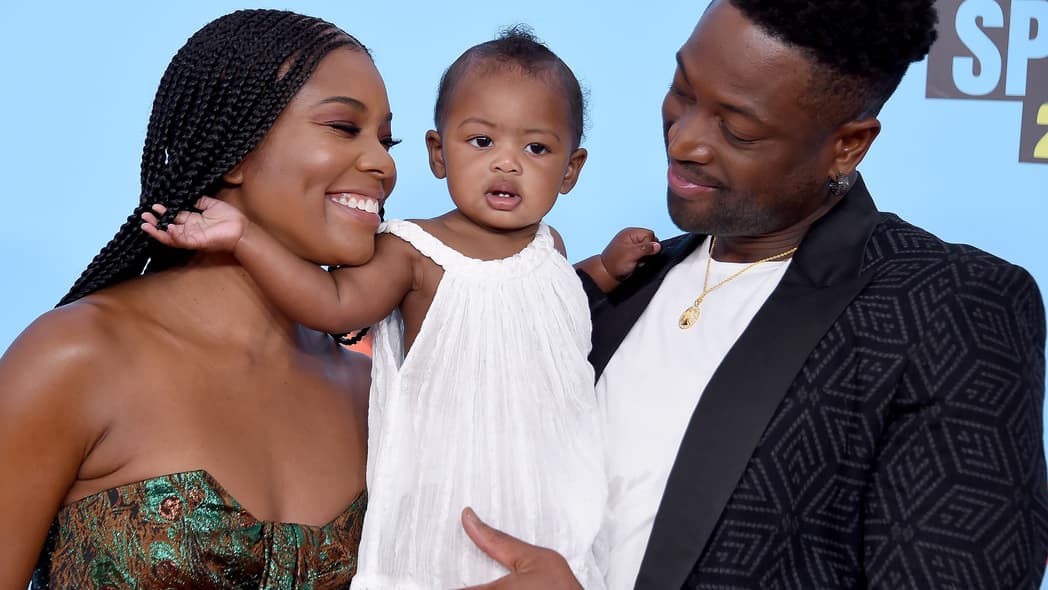 Gabrielle Union, Kaavia James Union Wade, and Dwyane Wade theGrio.com