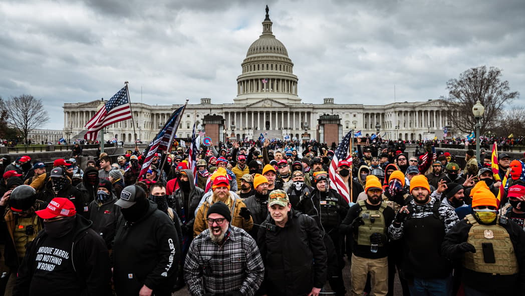 Trump Supporters Hold "Stop The Steal" Rally In DC Amid Ratification Of Presidential Election