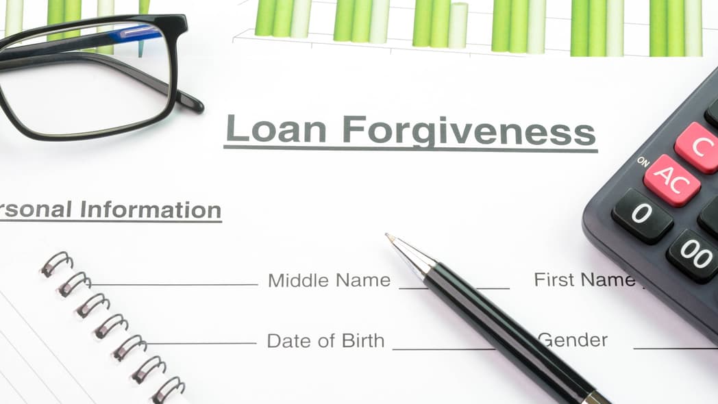 A loan forgiveness form