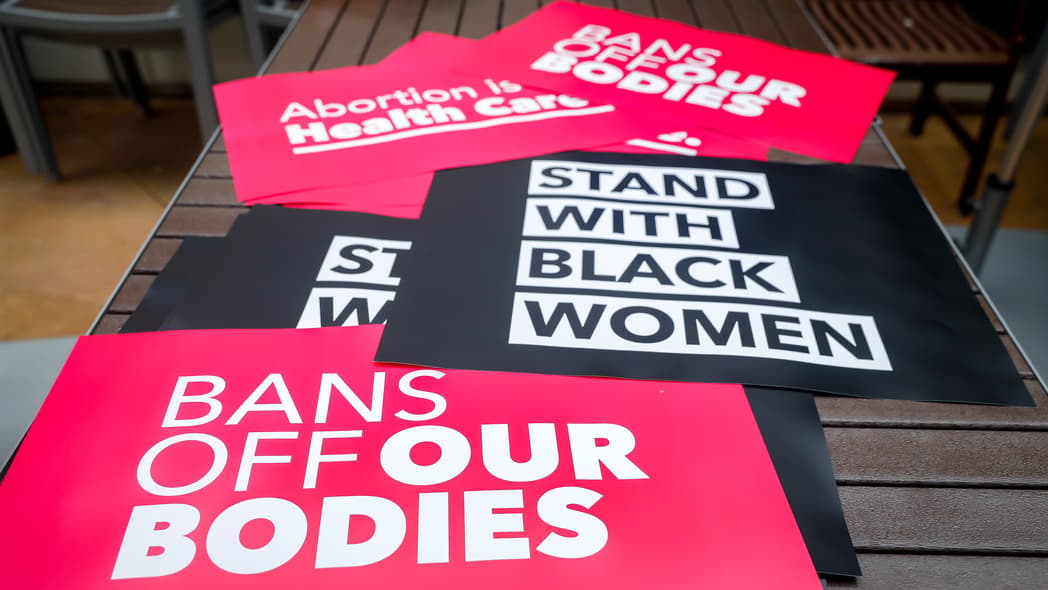 Abortion posters, theGrio.com