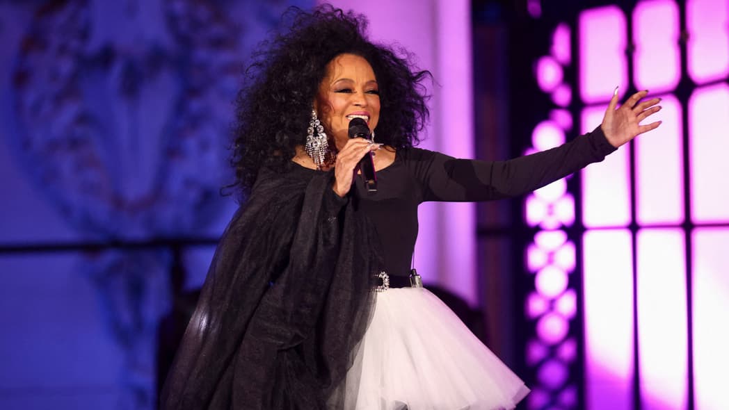Singer Diana Ross