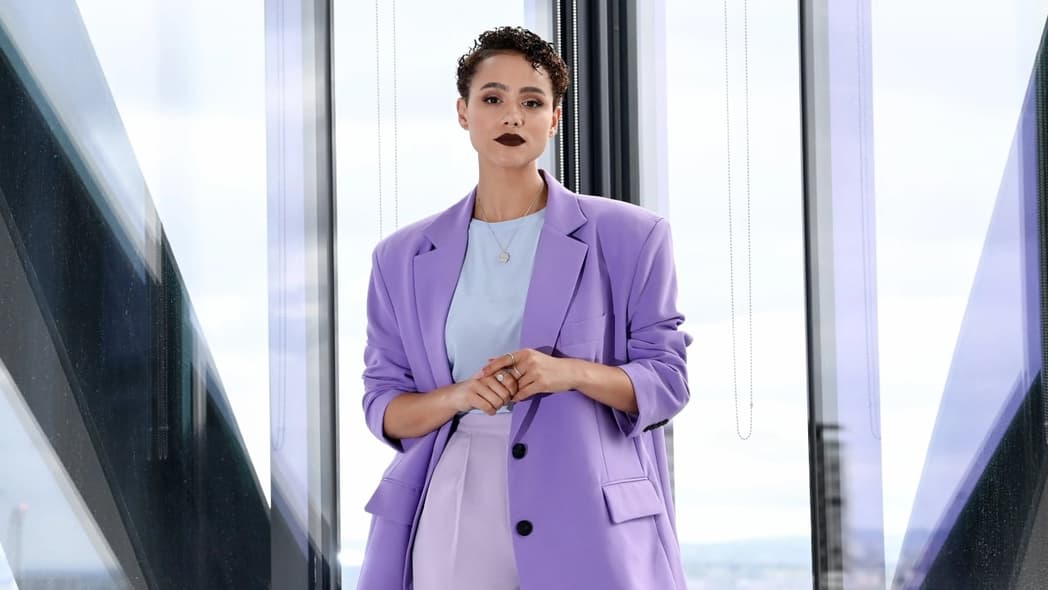 Actor Nathalie Emmanuel of "Arthur the King"