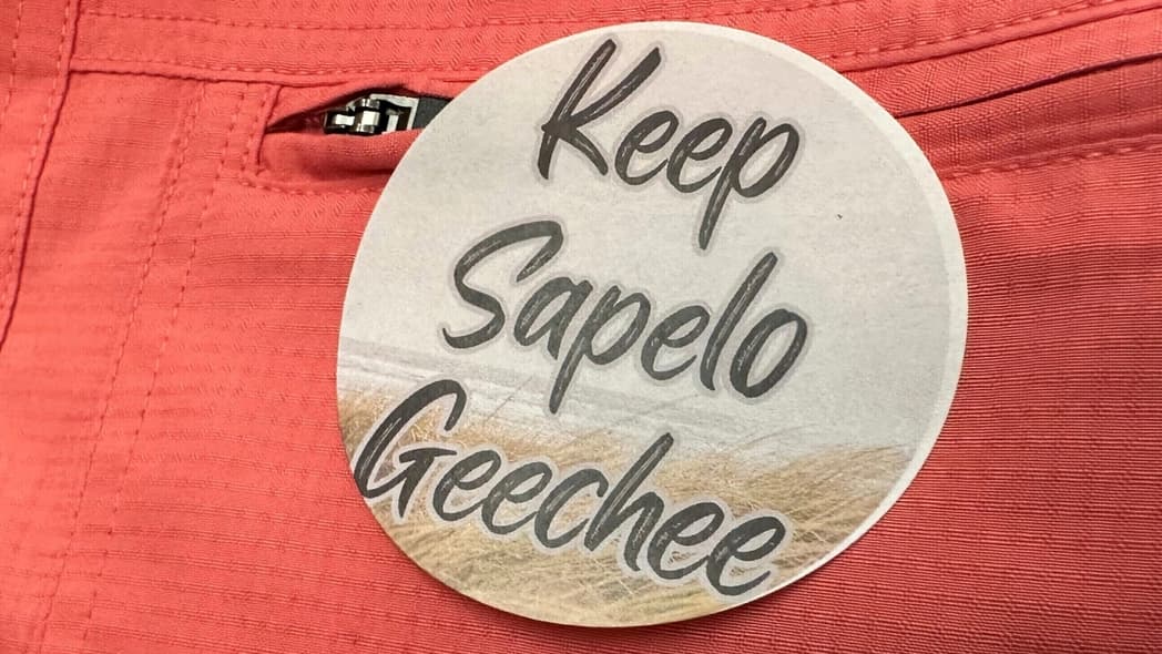 Keep Sapelo Geechee sticker, Hogg Hummock, Sapelo Island, Georgia, McIntosh County, TheGrio.com