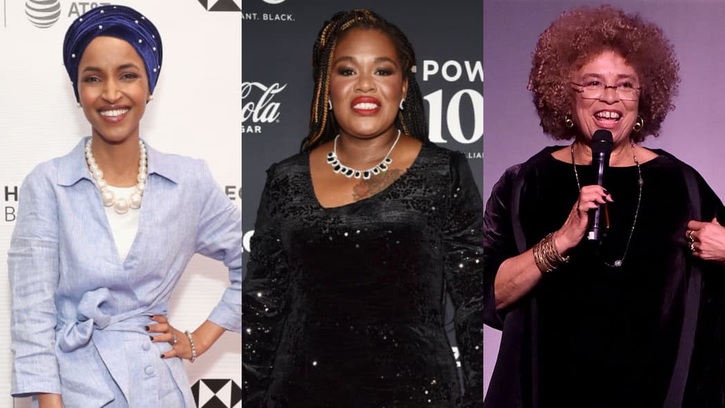 Peace Ball Ilhan Omar, Cori Bush, Angela Davis