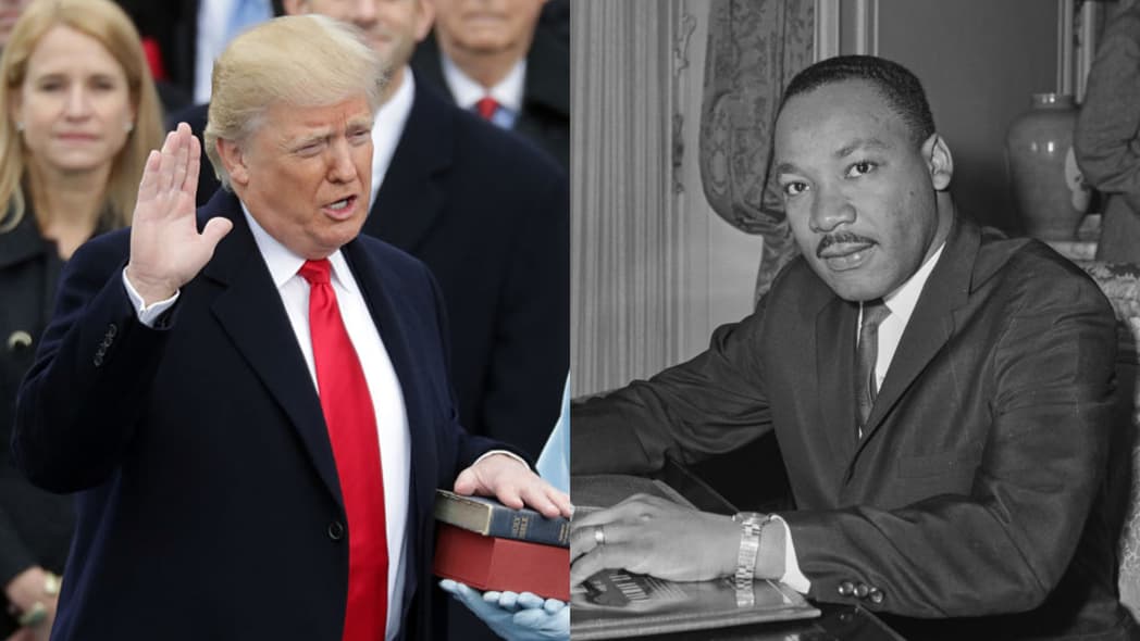 Donald Trump, Martin Luther King, MLK Day, Bernice King, Trump inauguration, Trump inauguration MLK Day, theGrio.com