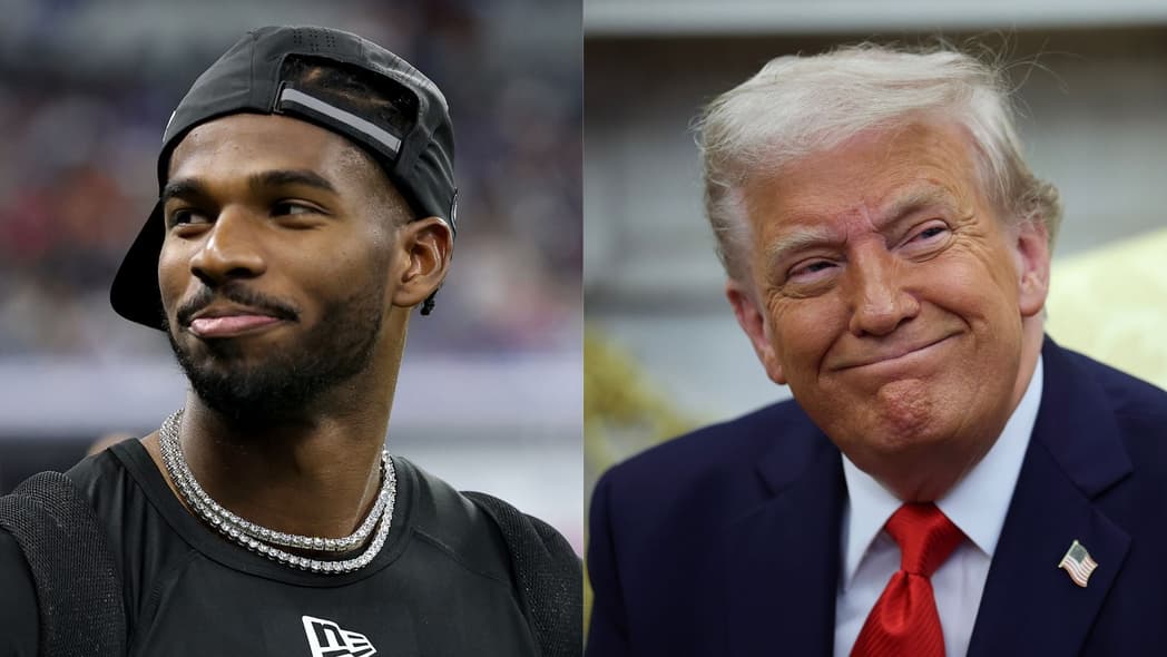 thegrio, shedeur sanders, president trump, nfl draft,
