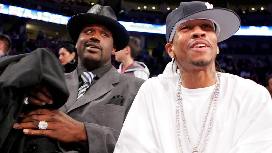 Shaquille O'Neal Allen Iverson, Shaquille O'Neal Allen Iverson friendship, Allen Iverson talking about Shaq, Allen Iverson Shaq friendship, Shaquille O'Neal Power Moves, Allen Iverson Power Moves, Netflix Power Moves theGrio.com