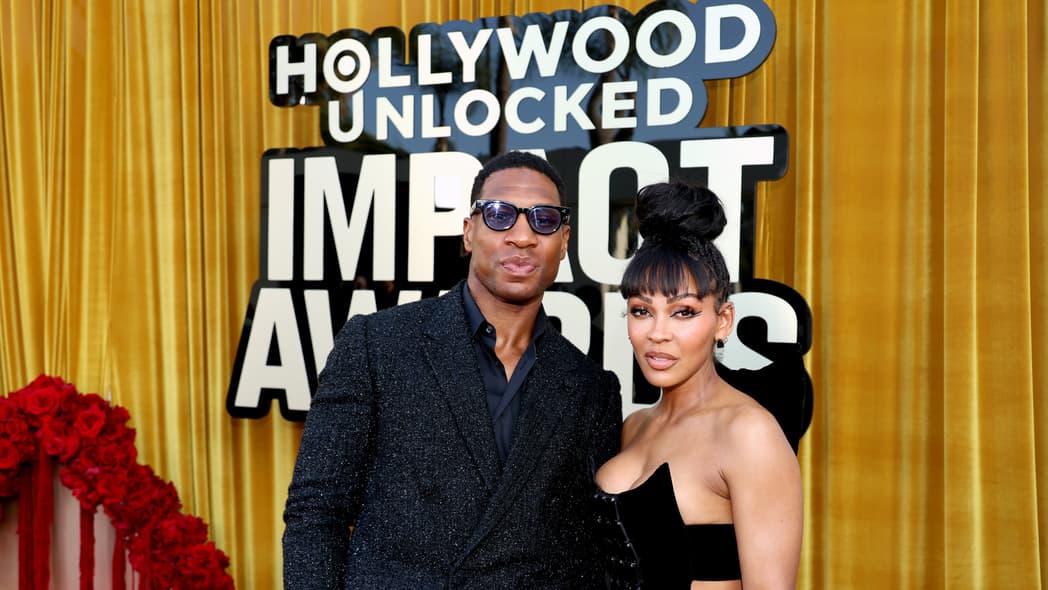 Meagan Good, Jonathan Majors, Jonathan Majors fan interaction theGrio.com