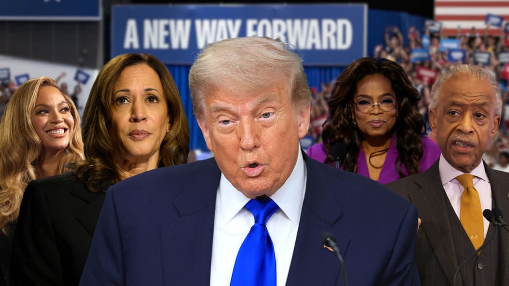 Donald Trump, Kamala Harris, Beyoncé, Oprah Winfrey, Al Sharpton, theGrio.com