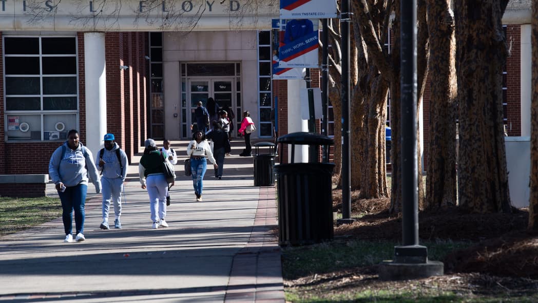 Tennessee State University, Tennessee State University protest, Tennessee State University MAGA, TSU MAGA protest, Tennessee State University Fearless Debaters, TSU Fearless debaters, Tennessee State University protest, HBCU, HBCU protest, Fearless Debaters theGrio.com