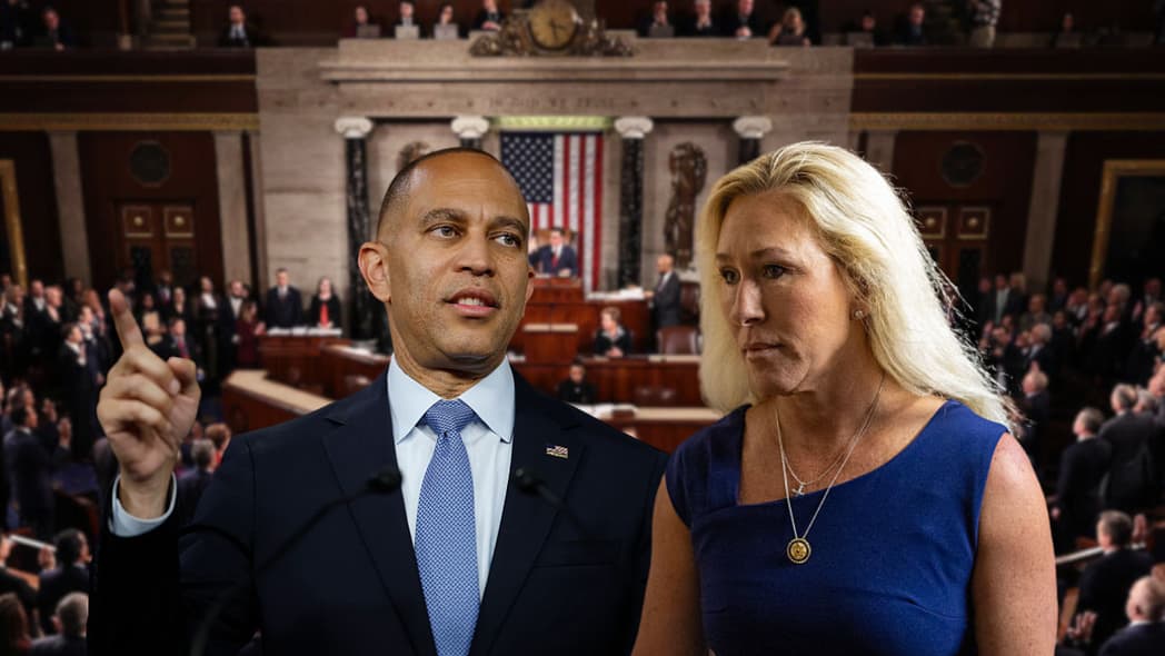 Hakeem Jeffries, Marjorie Taylor Greene, theGrio.com