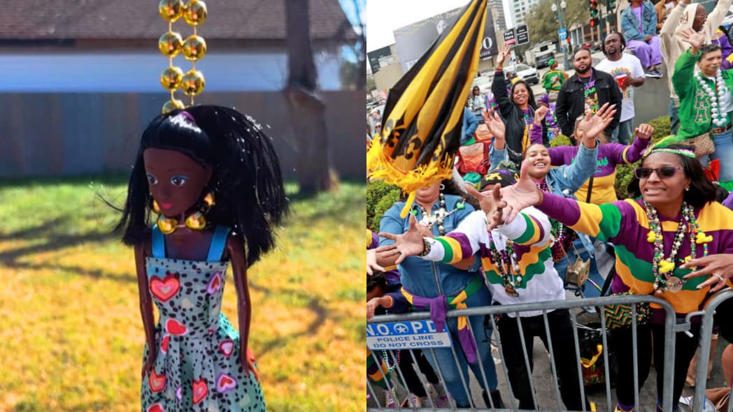 Black doll noose Mardi Gras parade, new orleans, thegrio.com