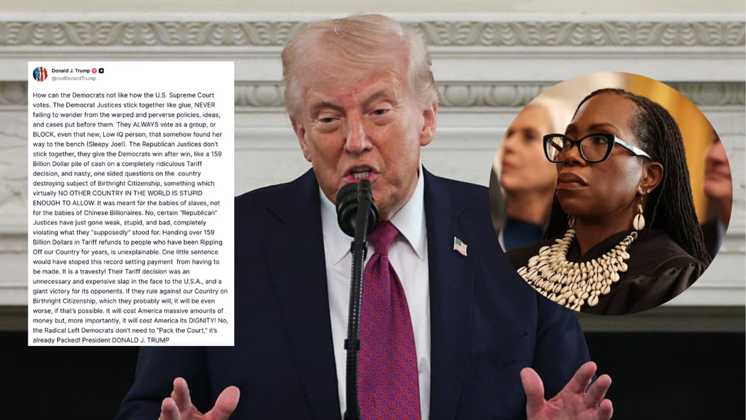 Donald Trump, Ketanji Brown Jackson, Low IQ, theGrio.com