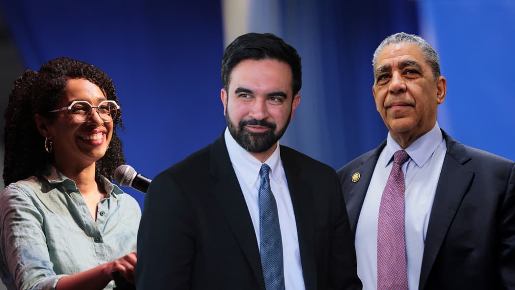 Darializa Avila Chevalier, Mayor Zohran Mamdoni, and Rep. Adriano Espaillatt