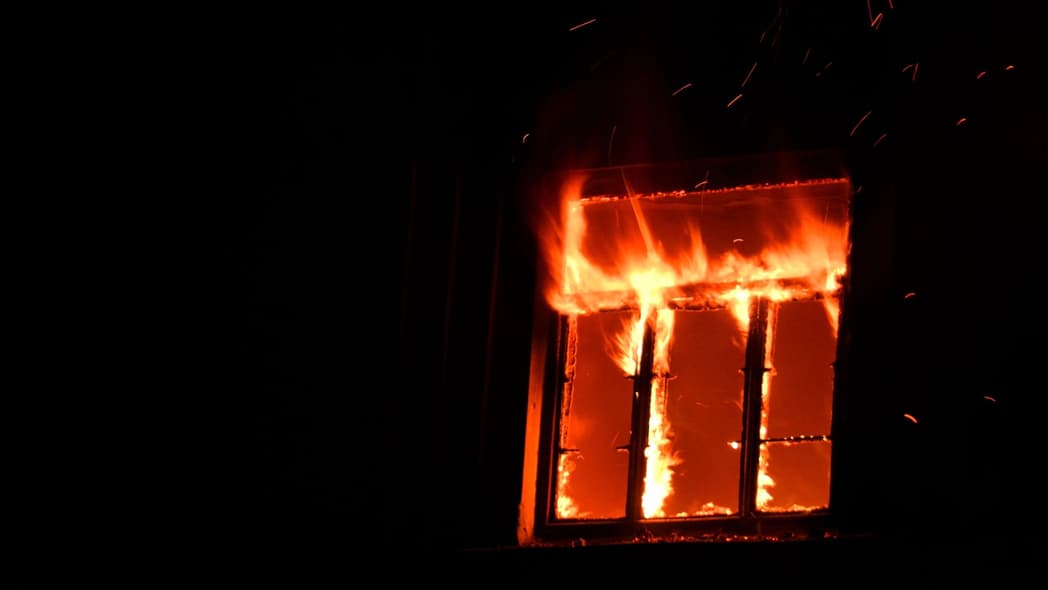 House fire stock image (Stock image by Alexander Zvir via Pexels)
