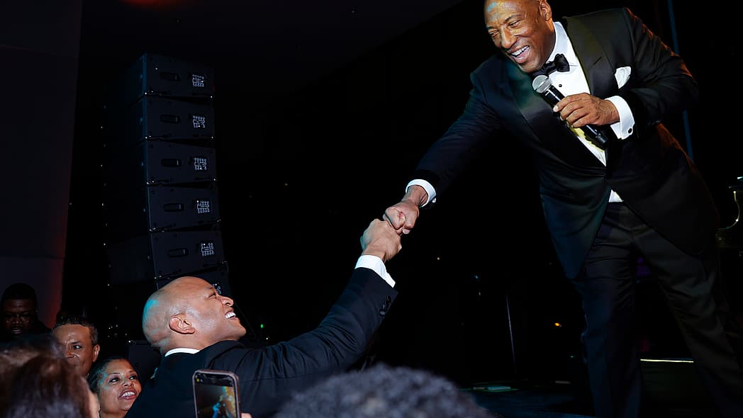 Byron Allen speaks onstage