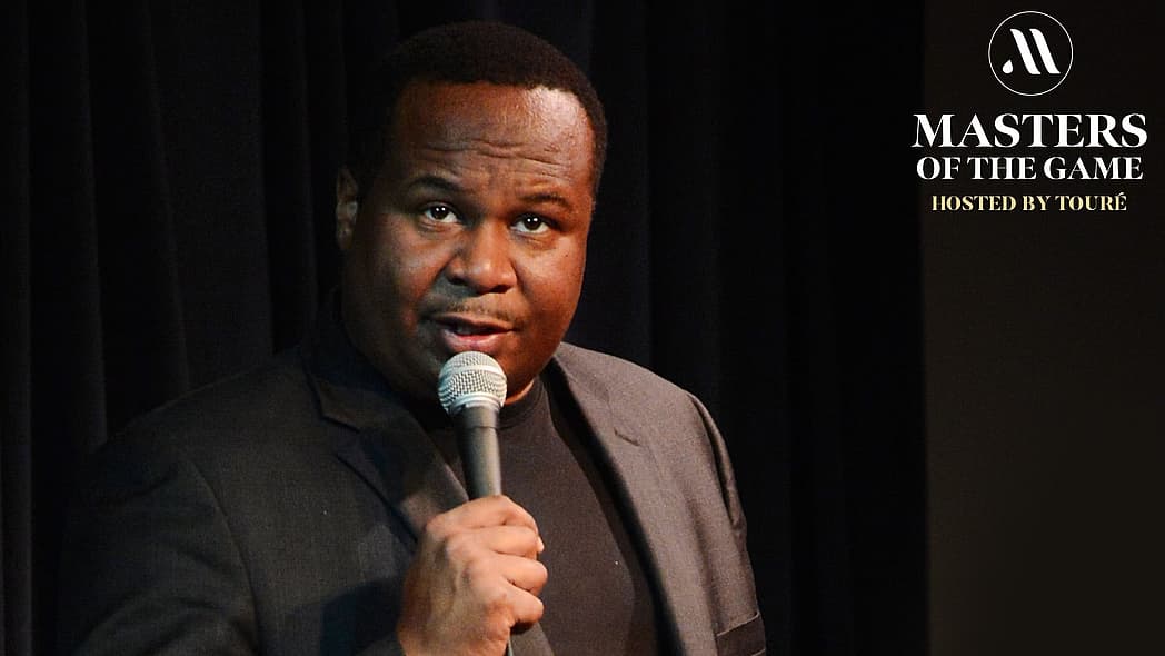 Masters of the Game with Touré interviewing Roy Wood Jr. on how he started in comedy, theGrio.com