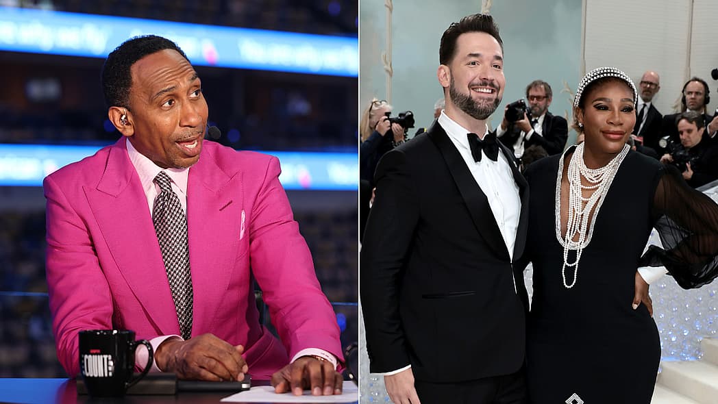 Stephen A. Smith Serena Williams, Who is Serena Williams' husband?, Stephen A Serena Super Bowl, Serena Williams Super Bowl halftime show, Serena Williams Halftime show theGrio.com