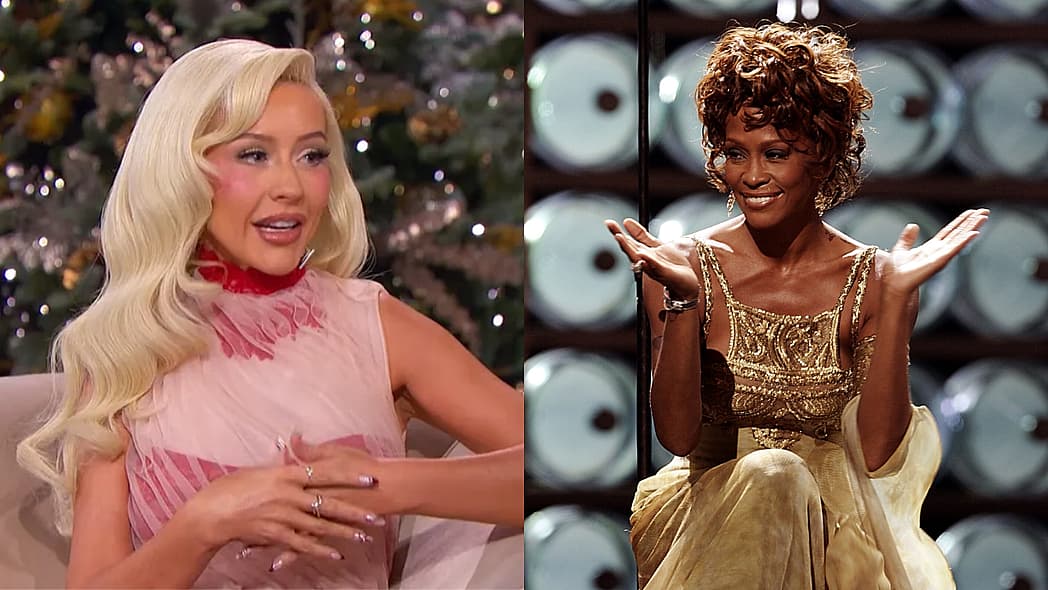 christina aguilera, whitney houston, jennifer hudson show, thegrio.com