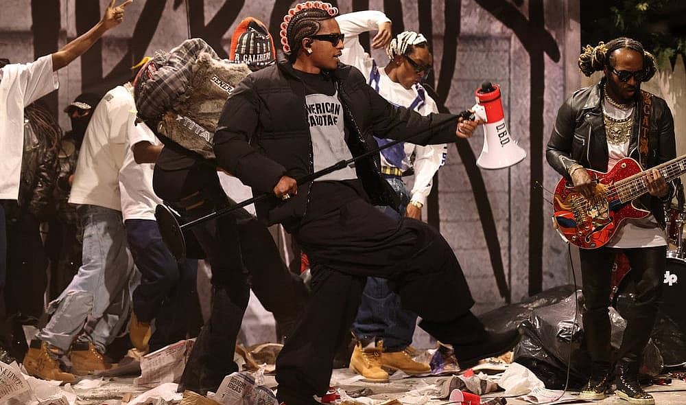 Musical Guest A$AP Rocky performs "PUNK ROCKY" on Saturday, January 17, 2026