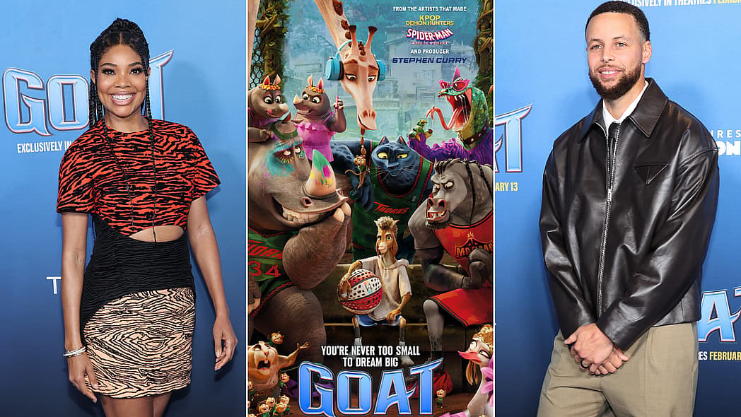 GOAT movie, GOAT Steph Curry, GOAT gabrielle union, Goat movie, goat movie 2026 theGrio.com