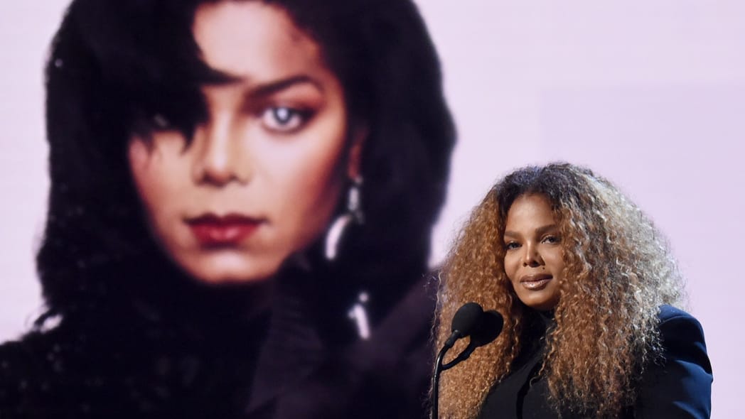 Jackson thanks son during her Rock & Roll Hall of Fame induction