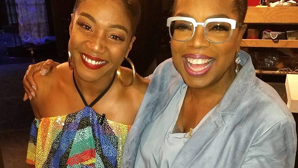 Tiffany Haddish & Oprah Winfrey thegrio.com