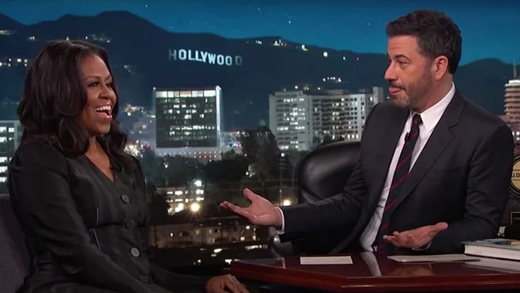 Michelle Obama on Jimmy Kimmel thegrio.com