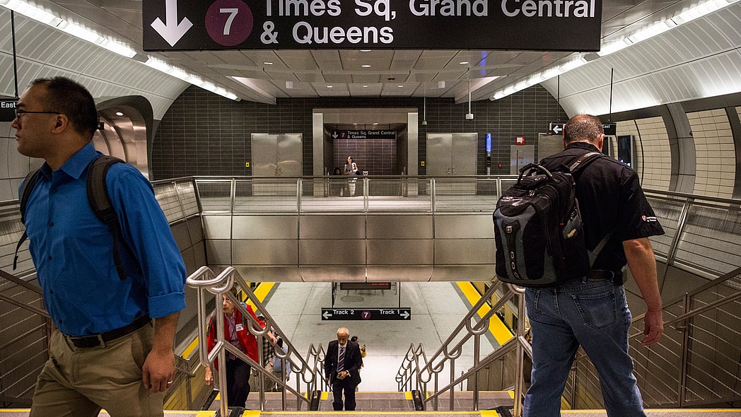 MTA 7 subway train, thegrio.com