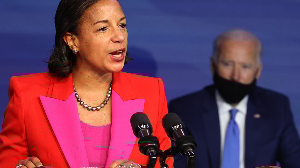 National Security Advisor Susan Rice and President Joe Biden