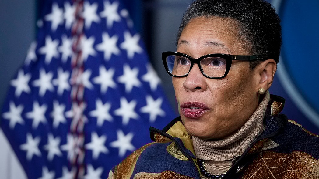 White House Press Secretary Jen Psaki Holds Daily Briefing With HUD Secretary Fudge