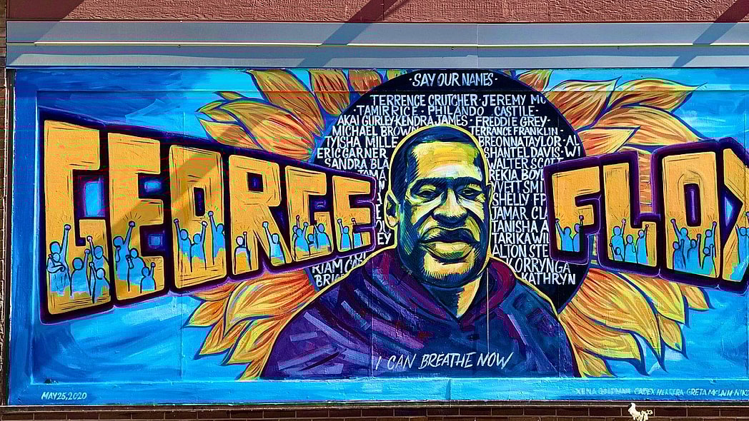 George Floyd mural