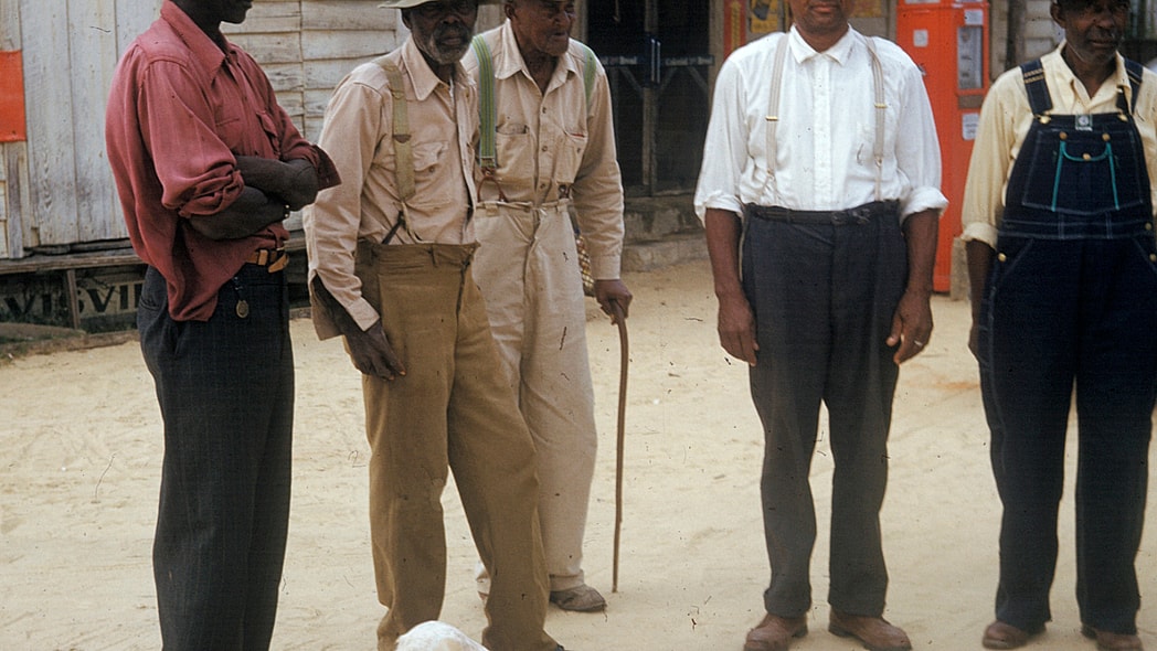 Men included in a syphilis study in Tuskegee, Alabama