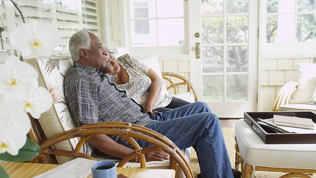 Elderly couple, alzheimers, dementia