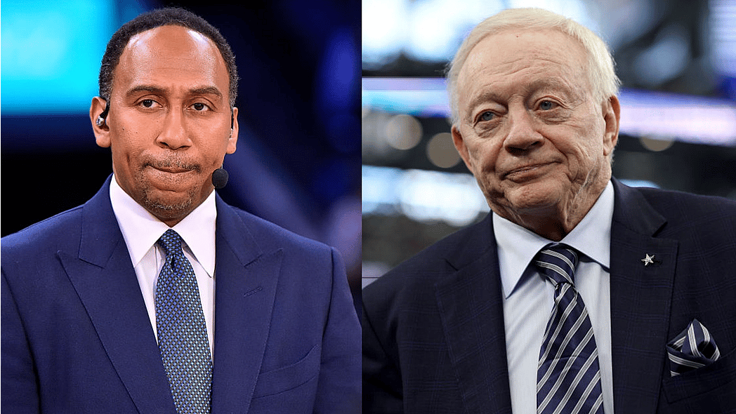 Stephen A. Smith and Dallas Cowboys owner Jerry Jones