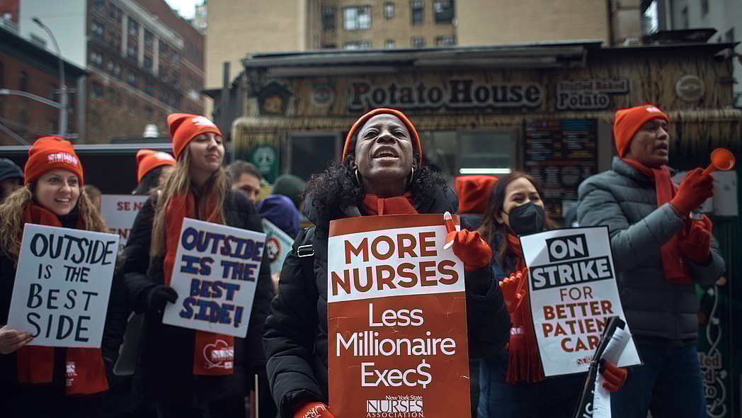 NYC nurses strike