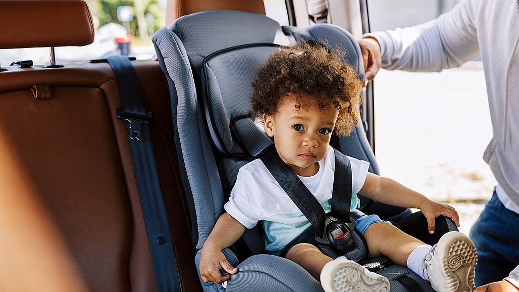 parenting child in car seat