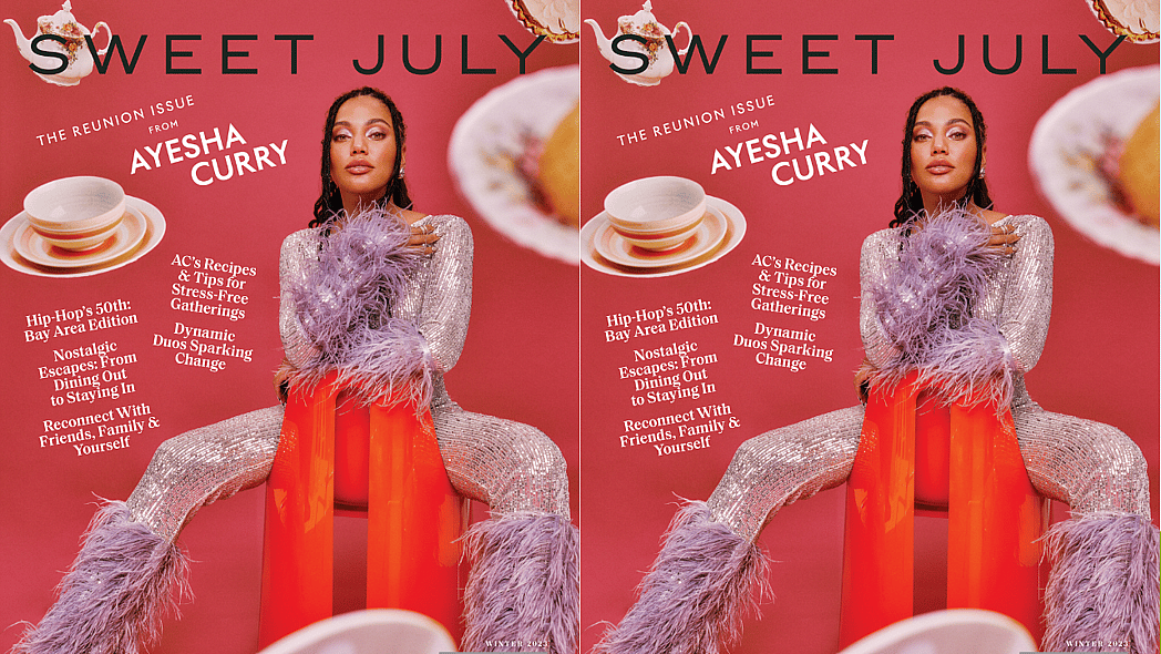 What is the meaning of Sweet July?, Who owns Sweet July?, Sweet July Ayesha Curry, Sweet July magazine Ayesha Curry, Ayesha Curry Holiday tips, Does Ayesha Curry own Sweet July? theGrio.com