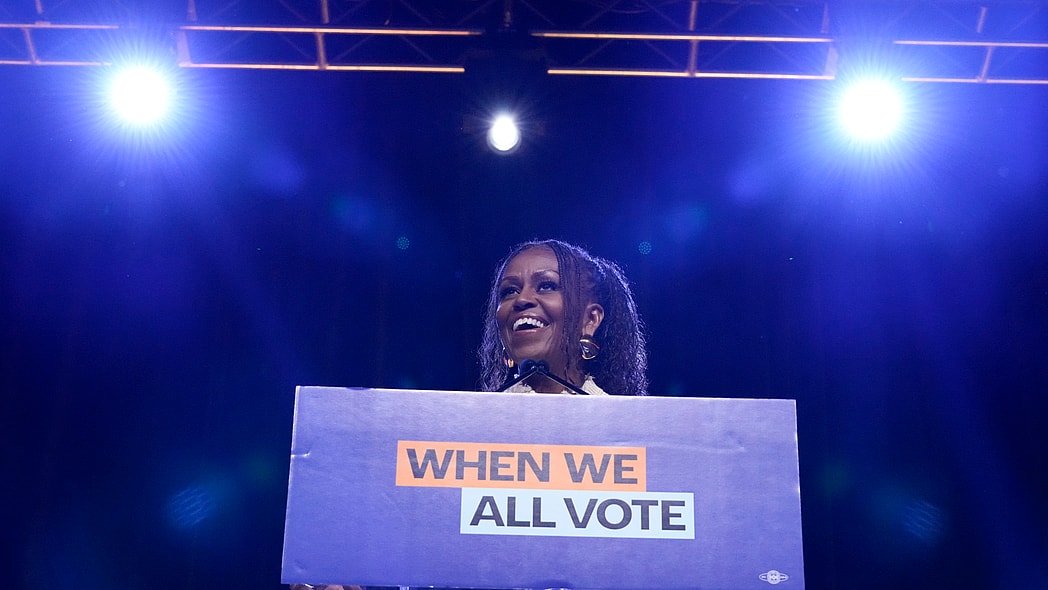 Michelle Obama campaigns for Kamala Harris in Georgia, theGrio.com