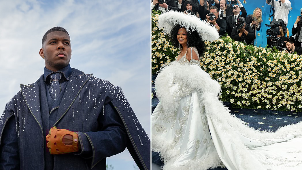 Lionel Nichols, Diana Ross Met Gala look designer, who made Diana Ross' Met Gala look?, Diana Ross Met Gala 2025 train, Lionel Nichols Met Gala, self taught designer Met Gala, Met Gal 2025 theGrio.com