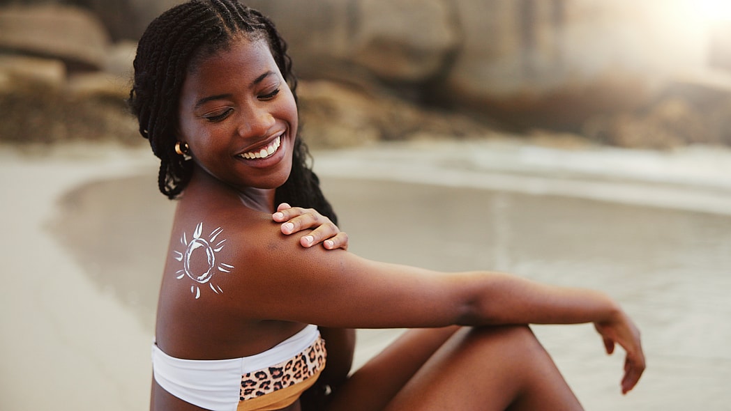 Black-owned sunscreen, sunscreen with no white cast, melanin-friendly sunscreen, sunscreen for black people theGrio.co.